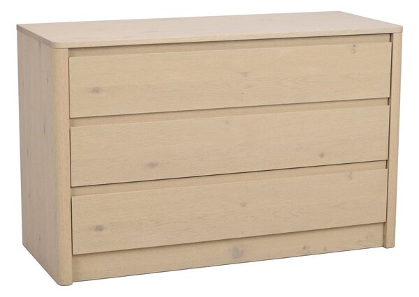 Komoda u dekoru hrasta u svijetloj prirodnoj boji 110x70x45 cm Melstone – Rowico