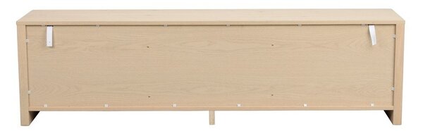 Komoda u dekoru hrasta u svijetloj prirodnoj boji 180x50x40 cm Melstone – Rowico