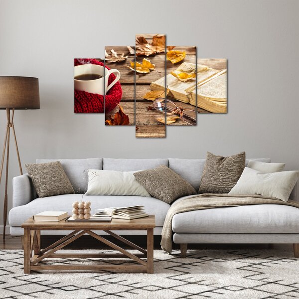 Slika - Jesenska šalica čaja (150x105 cm)