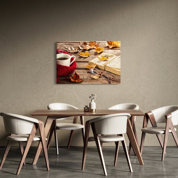 Slika - Jesenska šalica čaja (90x60 cm)