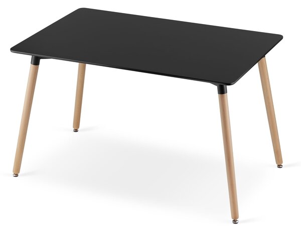 AKCIJA Crni blagovaonski stol ADRIA 120x80 cm II. klasa