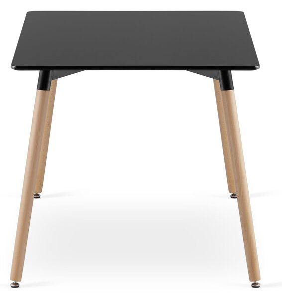 AKCIJA Crni blagovaonski stol ADRIA 120x80 cm II. klasa