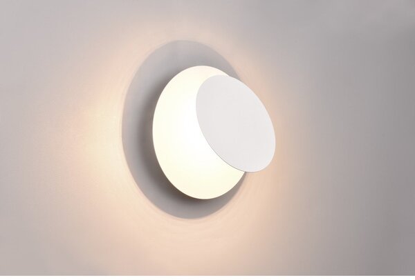 Bijela LED zidna lampa Mio – Trio