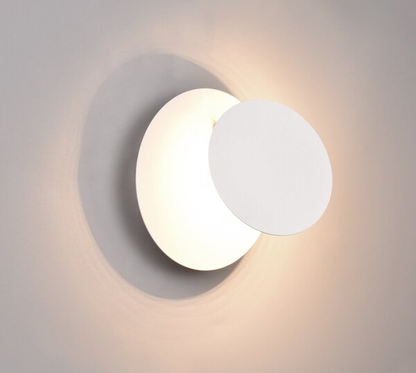 Bijela LED zidna lampa Mio – Trio