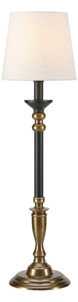 Crna/u brončanoj boji stolna lampa s tekstilnim sjenilom (visina 73 cm) Gent – Markslöjd