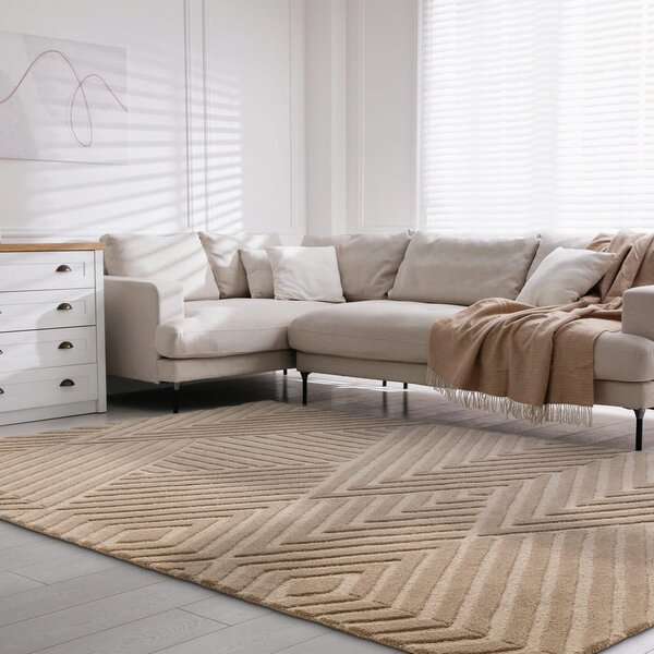 Svjetlo smeđi vuneni tepih 200x290 cm Hague – Asiatic Carpets