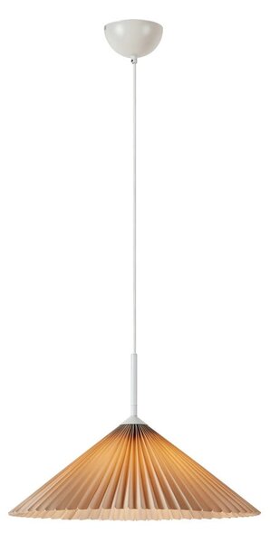 Bež viseća svjetiljka ø 50 cm Plisado – Markslöjd