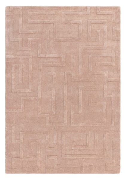 Svijetlo ružičasti vunen tepih 160x230 cm Maze – Asiatic Carpets