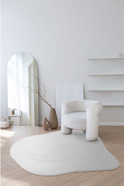 Bijeli vuneni tepih 150x150 cm Olsen – Asiatic Carpets