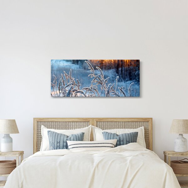Slika - Zimska livada (120x50 cm)