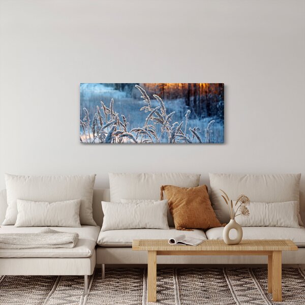 Slika - Zimska livada (120x50 cm)