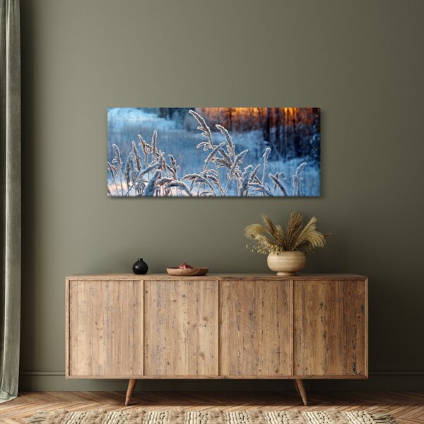 Slika - Zimska livada (120x50 cm)