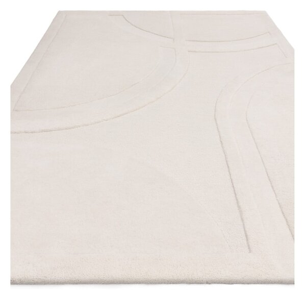 Bijeli vuneni tepih 120x170 cm Olsen – Asiatic Carpets