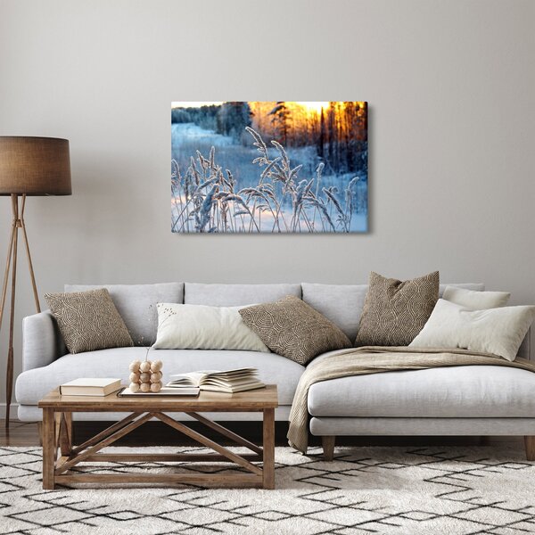 Slika - Zimska livada (90x60 cm)