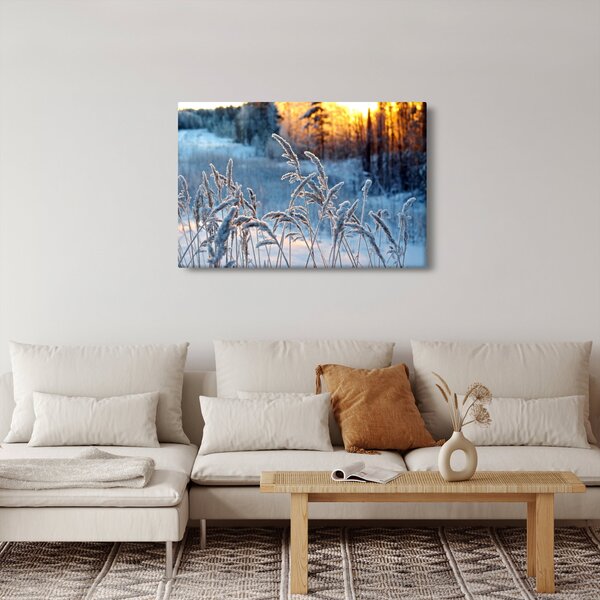 Slika - Zimska livada (90x60 cm)