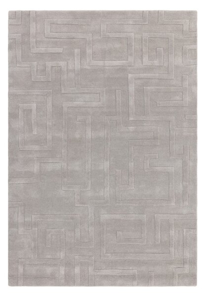 Svijetlo sivi vunen tepih 160x230 cm Maze – Asiatic Carpets