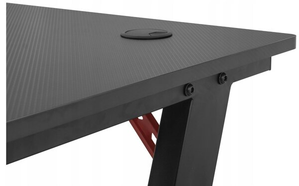 Računalo alu. igraći stol 120x60cm carbon flex hdf pvc