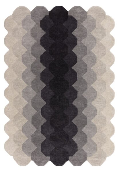 Sivi vunen tepih 120x170 cm Hive – Asiatic Carpets