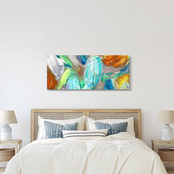 Slika - Apstrakcija boja (120x50 cm)