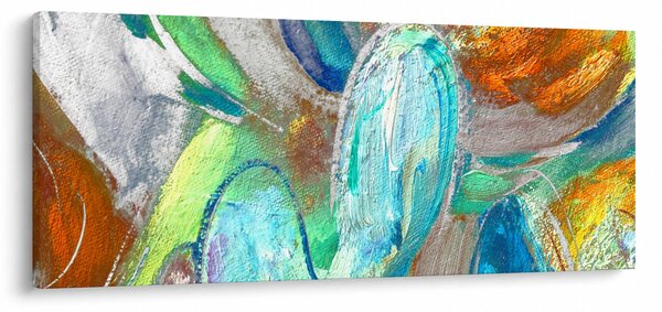 Slika - Apstrakcija boja (120x50 cm)