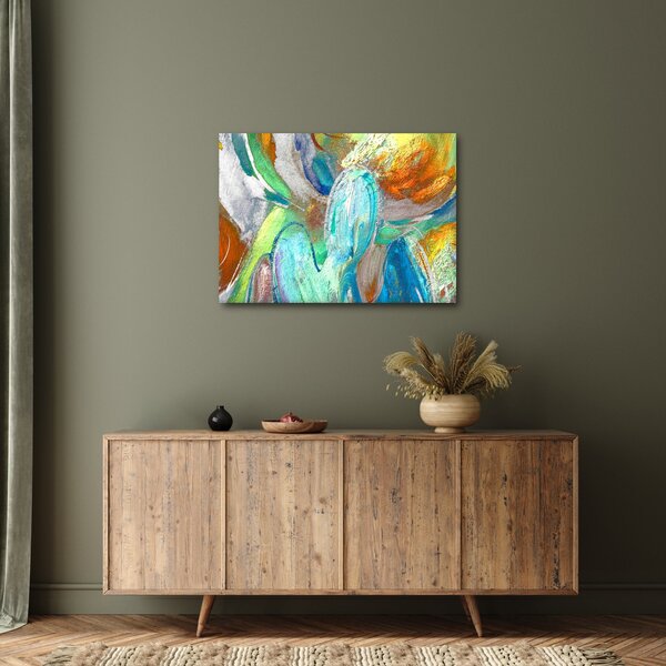 Slika - Apstrakcija boja (70x50 cm)