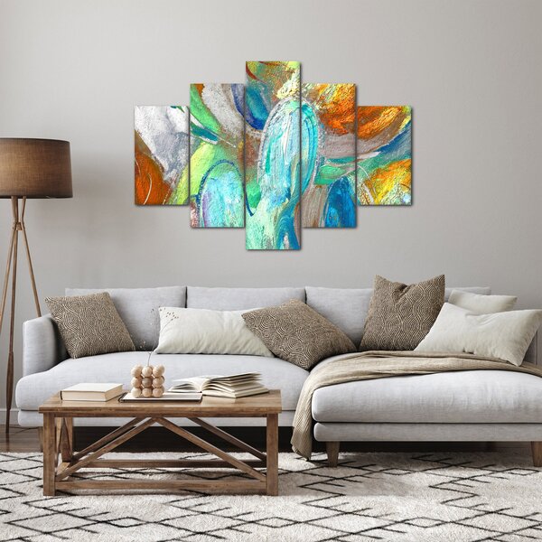 Slika - Apstrakcija boja (150x105 cm)