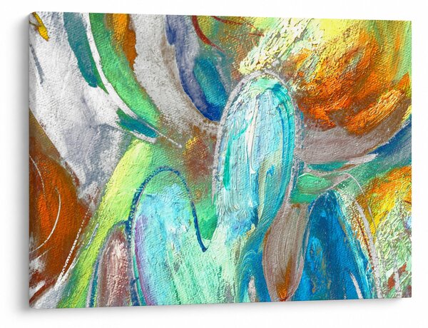 Slika - Apstrakcija boja (70x50 cm)