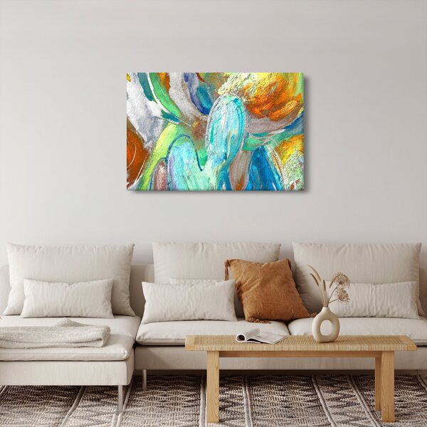 Slika - Apstrakcija boja (90x60 cm)