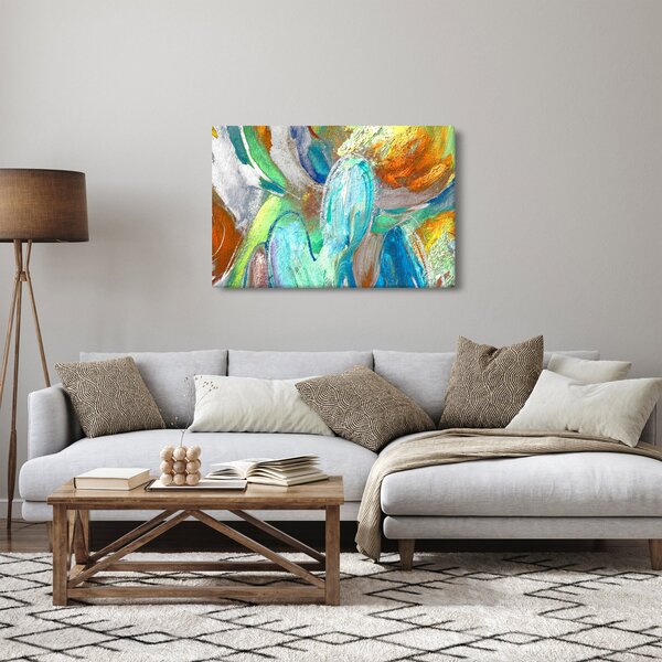 Slika - Apstrakcija boja (90x60 cm)