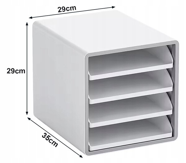 A4 stolni uredski organizator dokumenata s ladicama