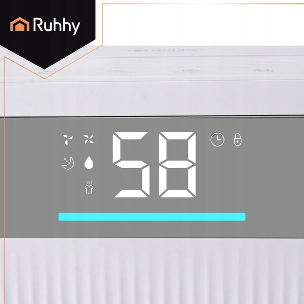 Wifi 330w kondenzacijski odvlaživač lcd na kotačima 4.3l touch brisoo