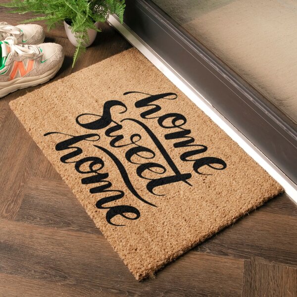 Otirač od kokosovih vlakana 40x60 cm Home Sweet Home – Artsy Doormats