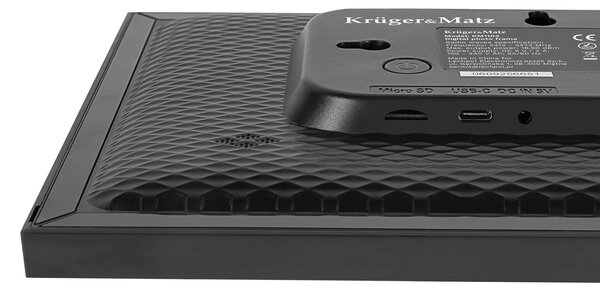 Dodirni digitalni okvir za fotografije wi-fi 10.1" crna aplikacija s led rgb pozadinskim osvjetljenjem