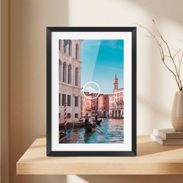 Dodirni digitalni okvir za fotografije wi-fi 10.1" crna aplikacija s led rgb pozadinskim osvjetljenjem