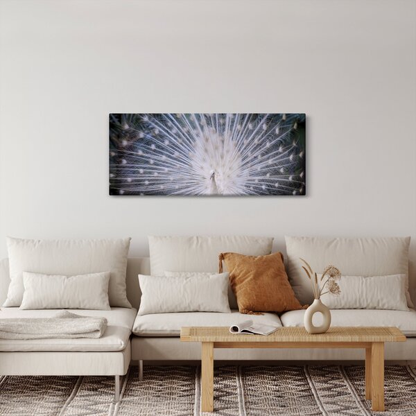Slika - Bijeli paun (120x50 cm)