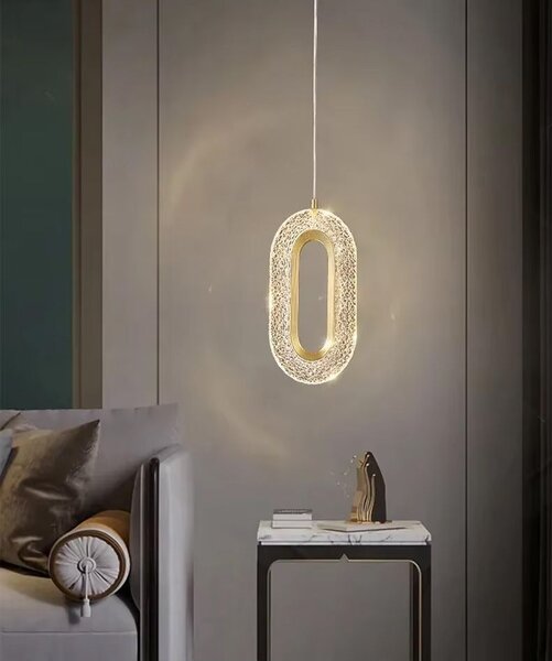 Viseća Kristalna Lampa G113-1CP GOLD