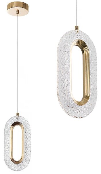 Viseća Kristalna Lampa G113-1CP GOLD