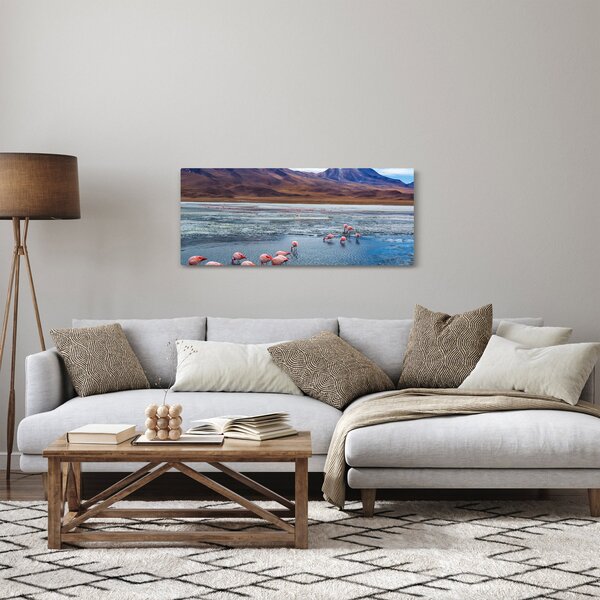 Slika - Flamingosi (120x50 cm)