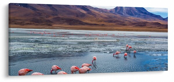 Slika - Flamingosi (120x50 cm)
