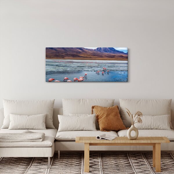 Slika - Flamingosi (120x50 cm)