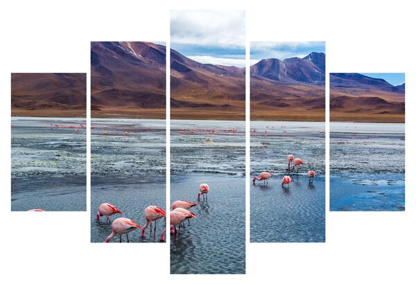 Slika - Flamingosi (150x105 cm)