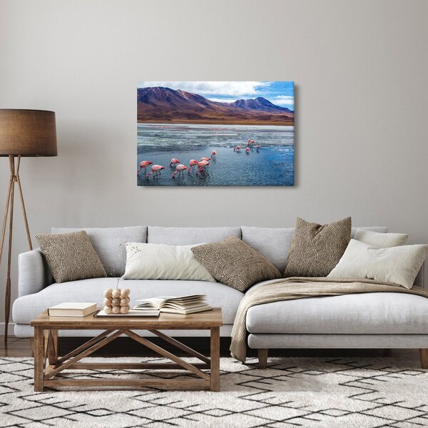 Slika - Flamingosi (90x60 cm)