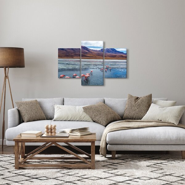 Slika - Flamingosi (90x60 cm)