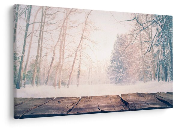 Slika - Pogled na šumu (90x60 cm)