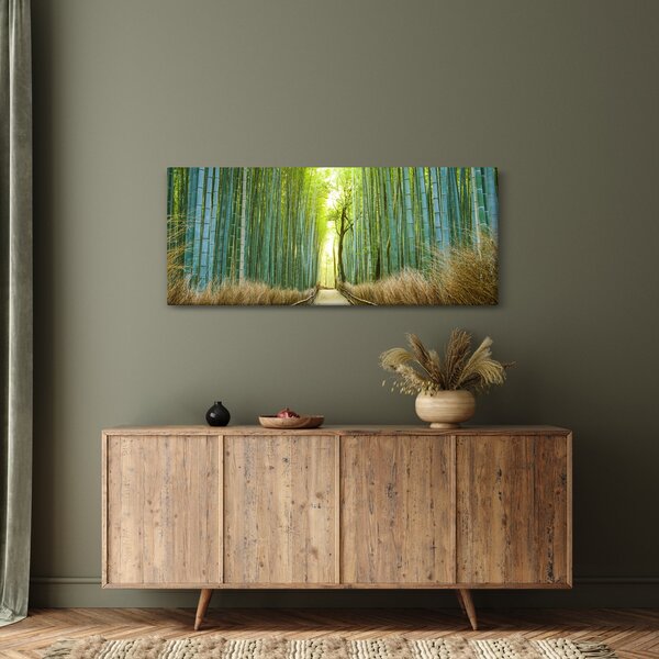 Slika - Put s bambusima (120x50 cm)