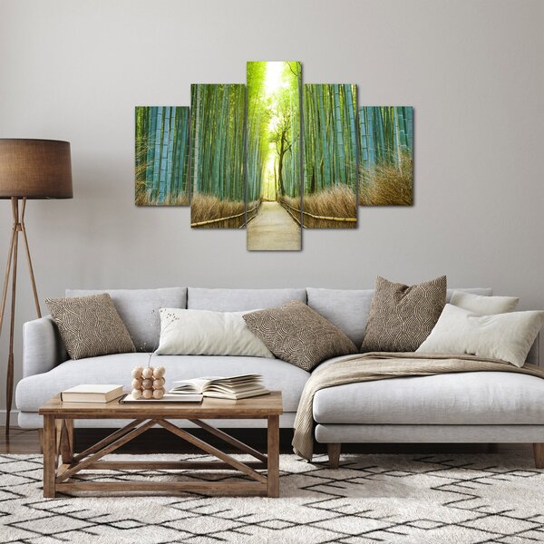 Slika - Put s bambusima (150x105 cm)