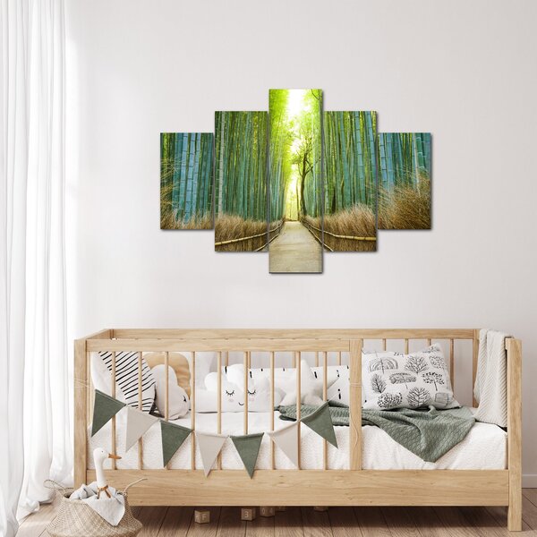 Slika - Put s bambusima (150x105 cm)