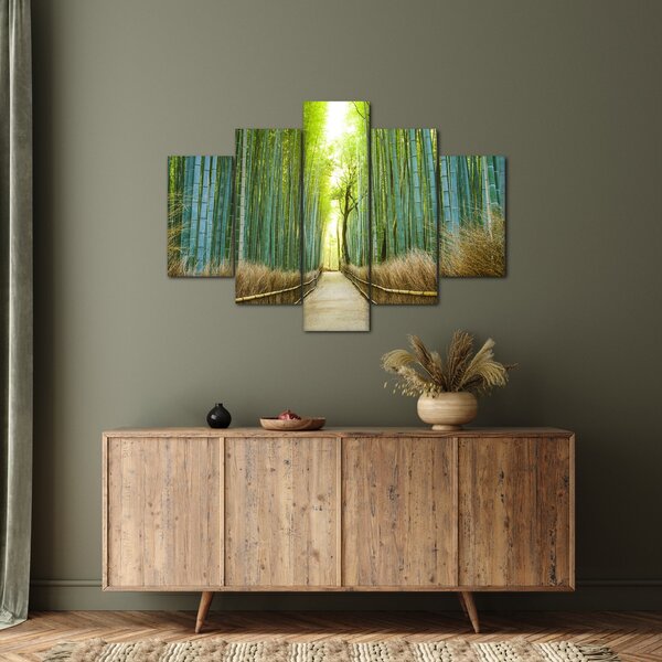 Slika - Put s bambusima (150x105 cm)