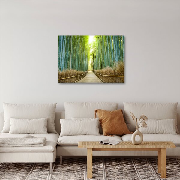 Slika - Put s bambusima (70x50 cm)