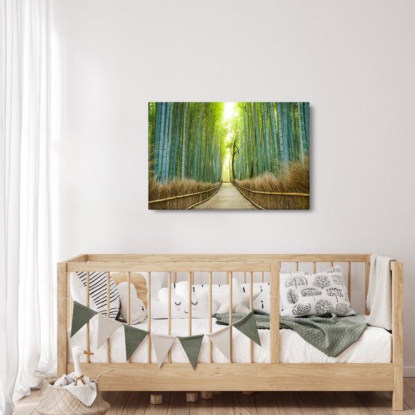 Slika - Put s bambusima (90x60 cm)